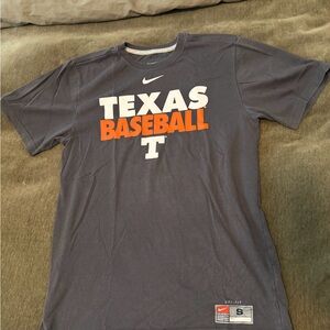 Nike Texas Baseball Charcoal Tee